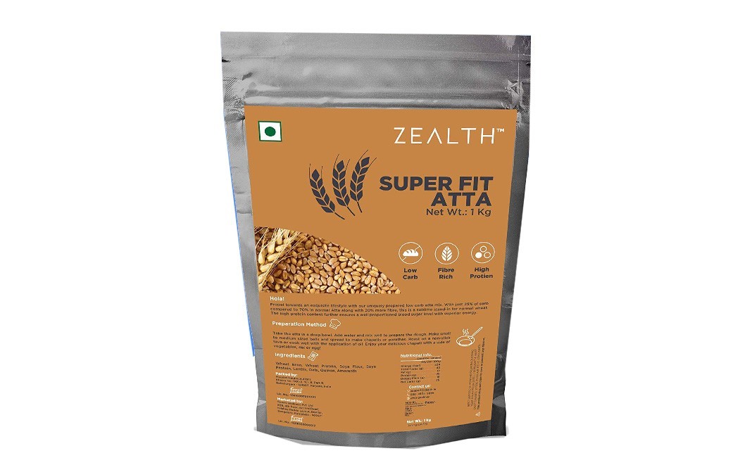Zealth Super Fit Atta    Pack  1 kilogram